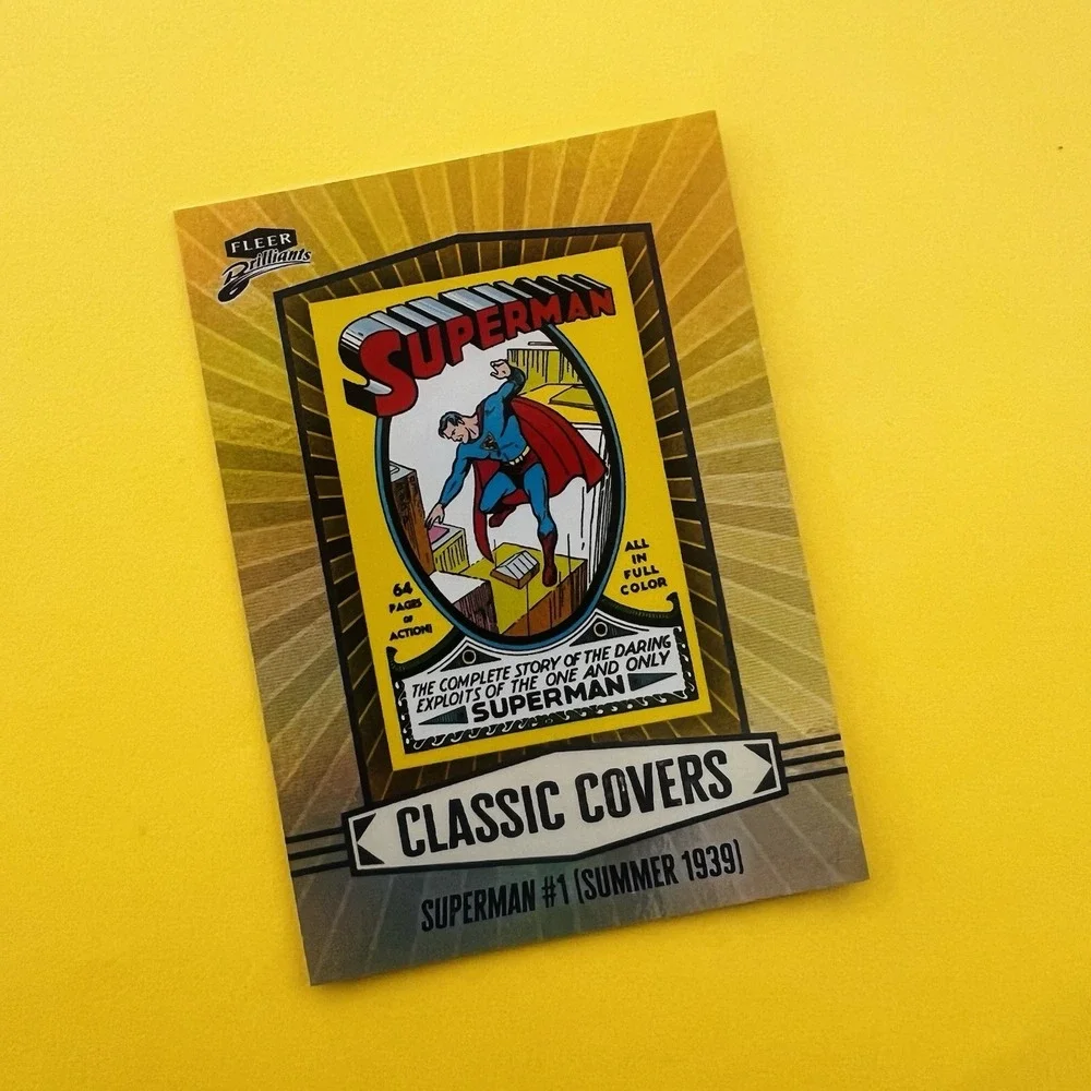 2025 Fleer Upper Deck ‎ Brilliants Superman Classic Covers #CC-2 Superman #1 DC